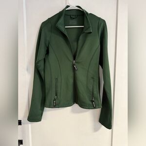 Elegant Forest Green Utility Jacket